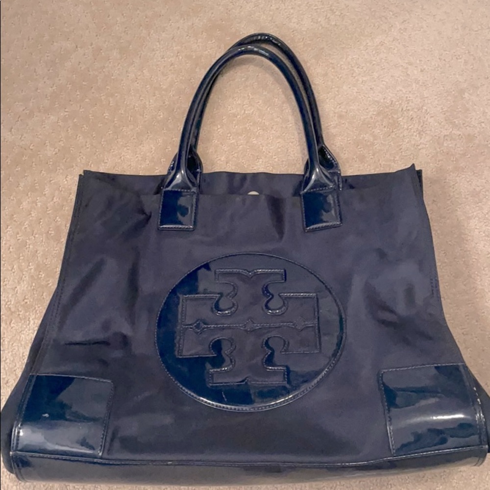 Tory Burch Ella Nylon tote (navy)